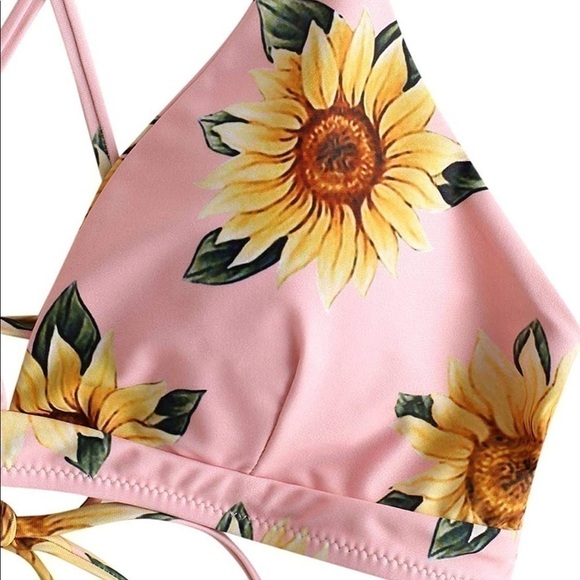 Sunflower Two Piece Bikini Set - Picture 5 of 7